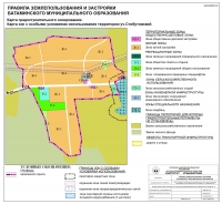 Карта зон с особыми условиями использования территории с. Сологубово